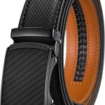 Men’s Belt,Slide Ratchet Belt For Gift Men Dress Pant Shirt Oxfords,Trim To Fit