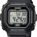 F108WH Series | Men’s Digital Watch | Illuminator | Water Resistant | LED Light | Daily Alarm | 1/100 SEC Stopwatch | 3 Hands (HR, Min, SEC) | Date/Day Display | Daily Alarm | 7 Year Battery