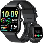 Smart Watch for Men Women Answer/Make Calls, 1.96″ HD Fitness Watch with Heart Rate Monitor Sleep Monitor, 113+ Sports Activity Trackers with Step Counter, IP68 Waterproof, Smartwatch for Android/iOS